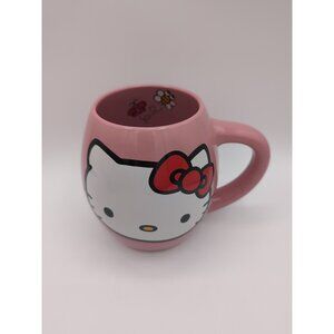 Hello Kitty Pink Mug 2022 Sanrio Bioworld Micro/Dishwasher Safe